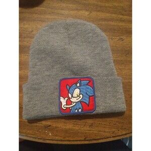 Sonic The Hedgehog Beanie Gray Winter